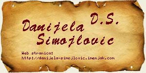 Danijela Simojlović vizit kartica